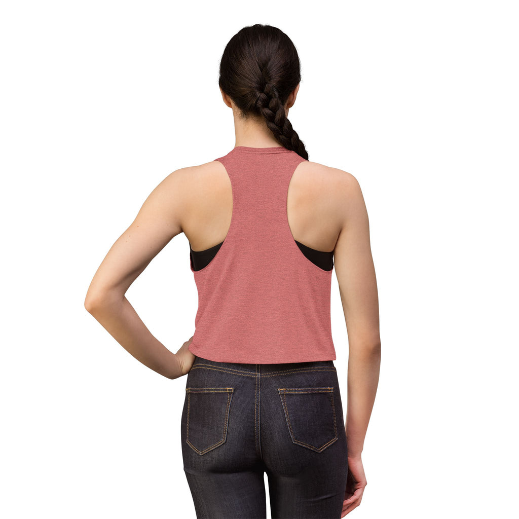 Chin Up Tits Out Skull & Wings Crop Top — Edgy Women's Tank