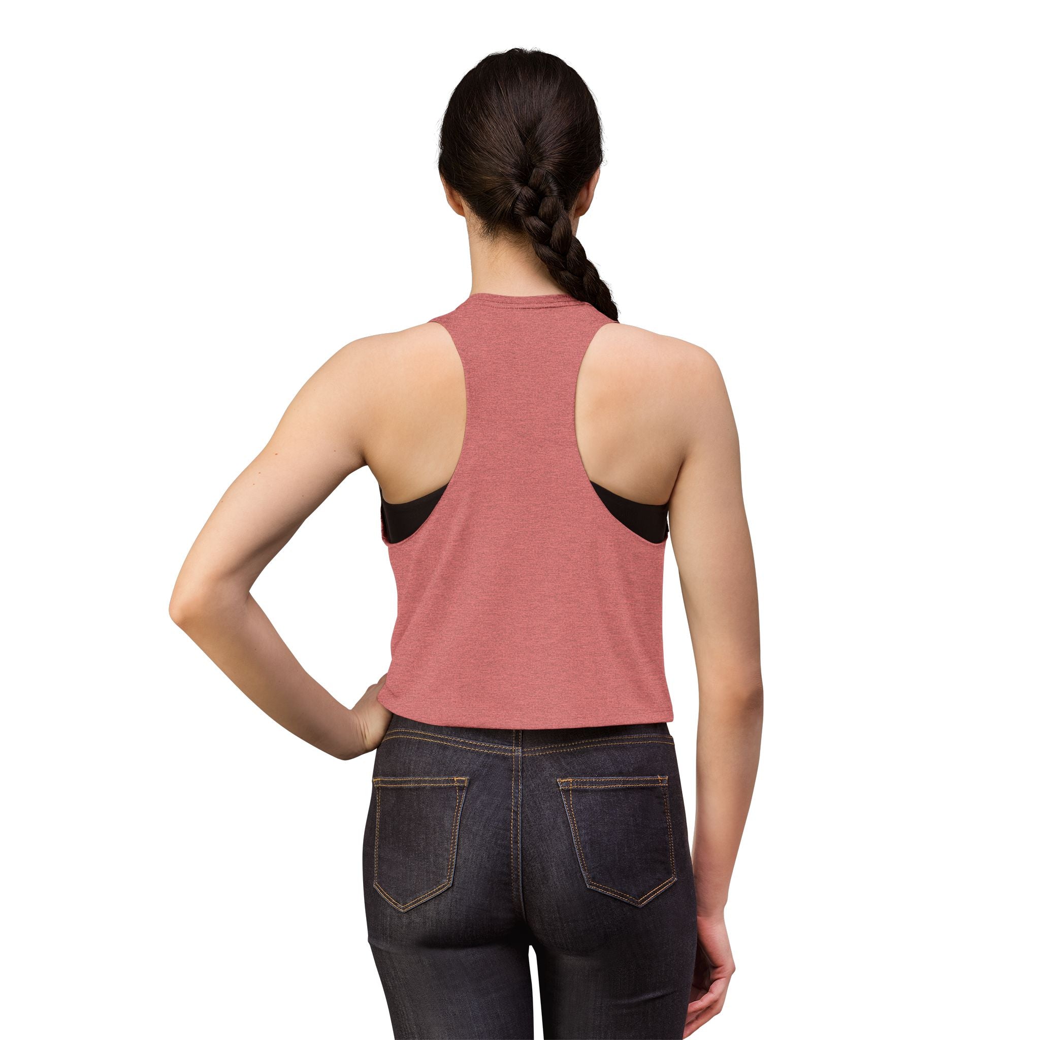 Chin Up Tits Out Skull & Wings Crop Top — Edgy Women's Tank