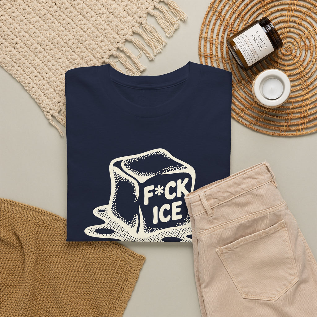 Anti ICE Political Protest Unisex Cotton T-Shirt