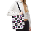 Femme Punk Checkerboard Love Tote Bag