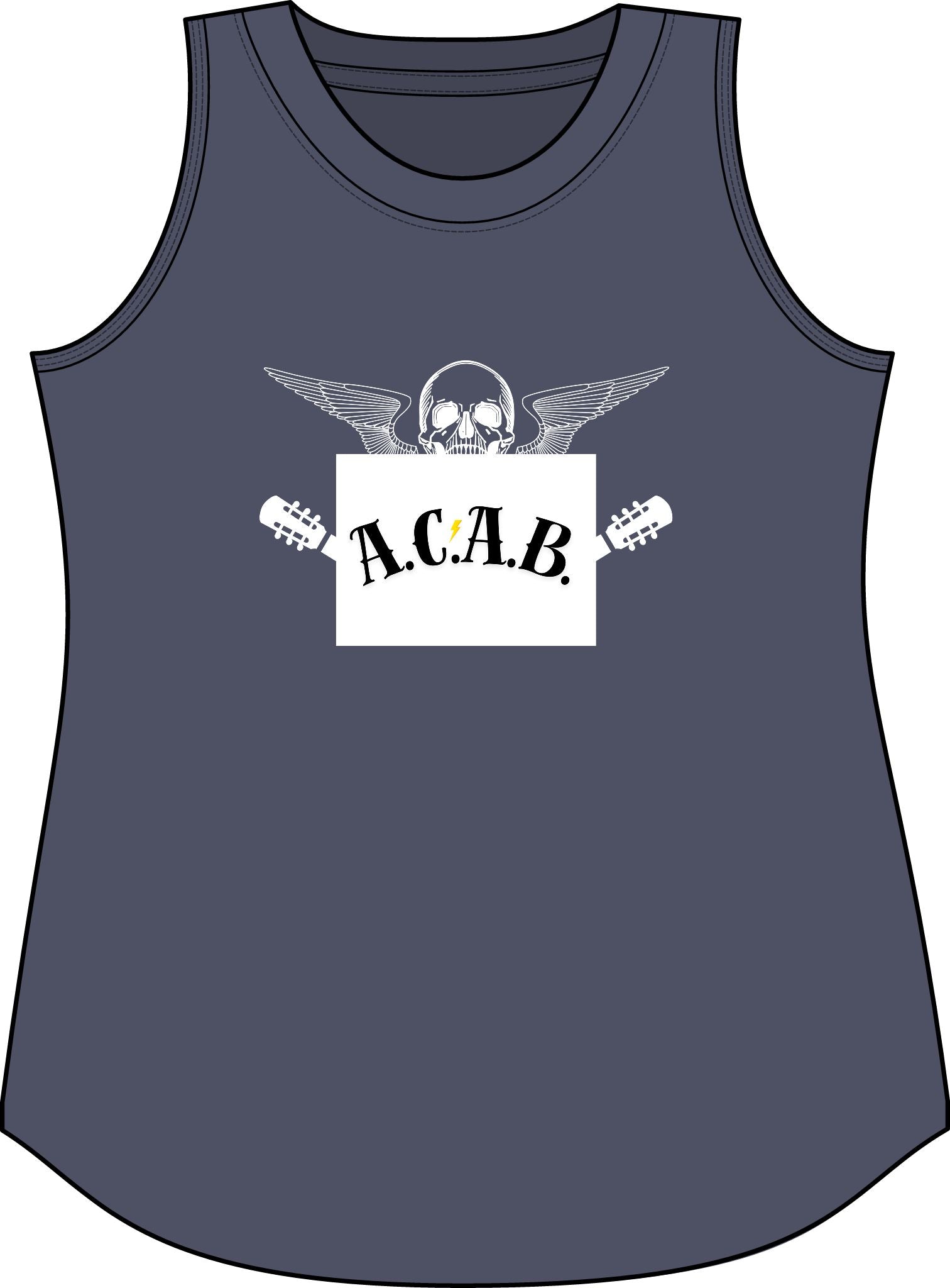 'ACAB" Women's Punk Rock Crop Top