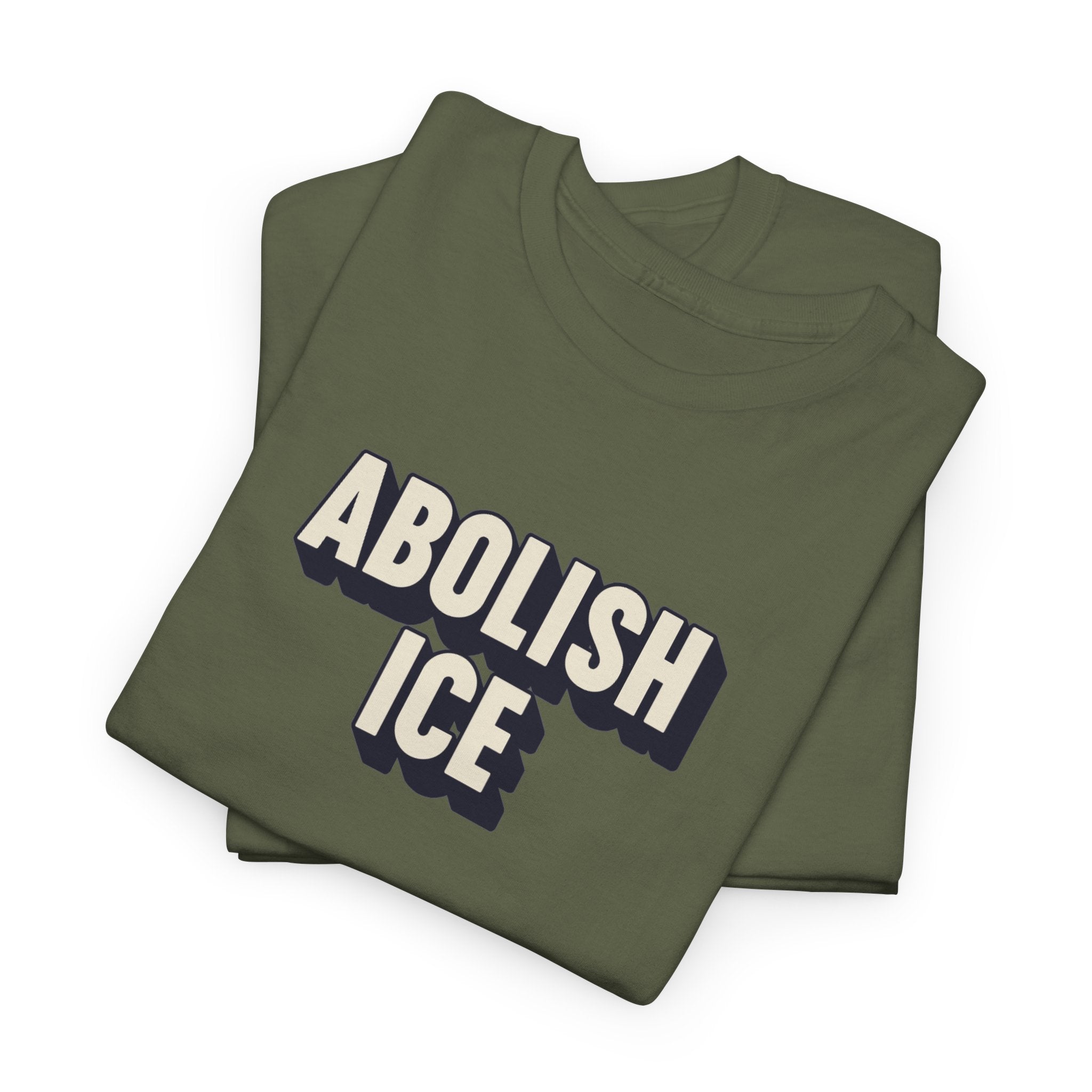 ABOLISH ICE Unisex Heavy Cotton T-shirt