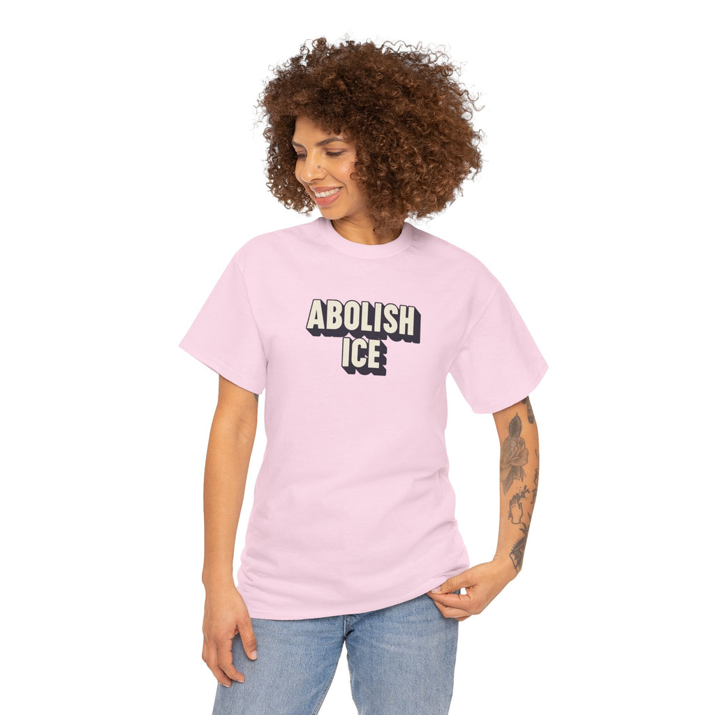 ABOLISH ICE Unisex Heavy Cotton T-shirt