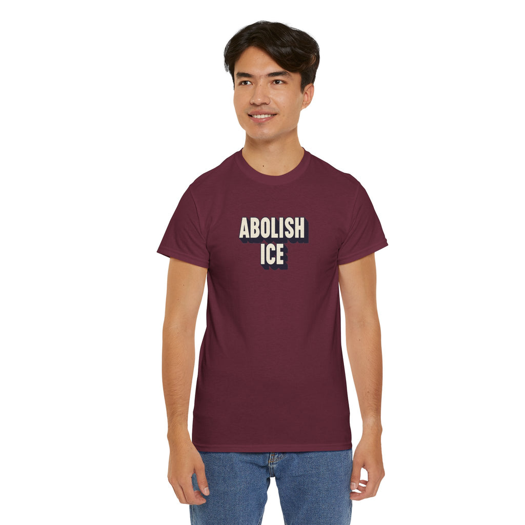 ABOLISH ICE Unisex Heavy Cotton T-shirt