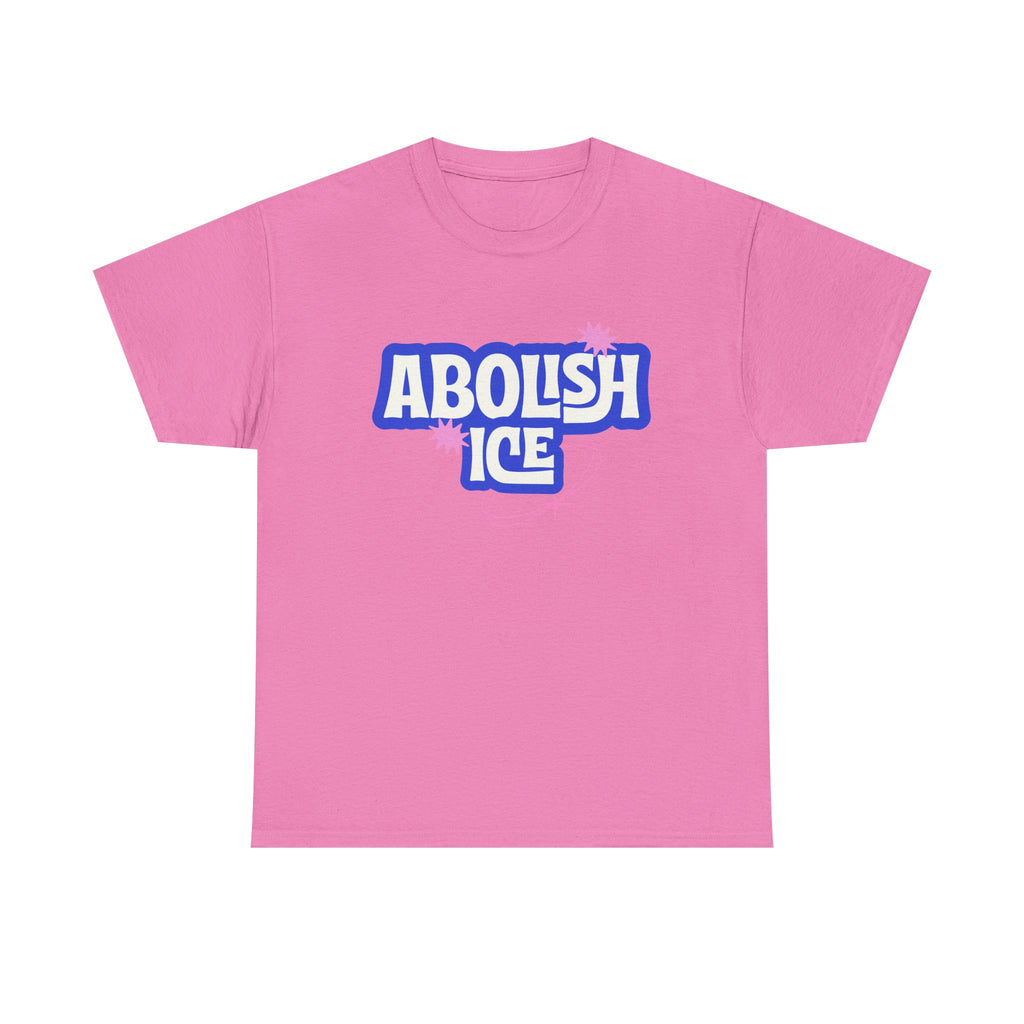 'Abolish ICE' Bold Political Graphic Unisex Cotton T-Shirt