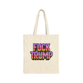 Anti TRUMP Graphic Canvas Tote Bag