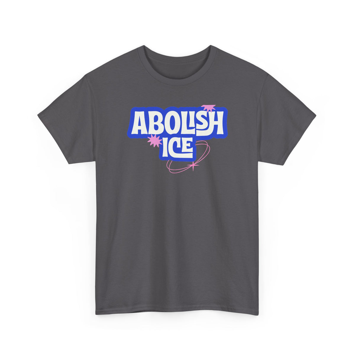 'Abolish ICE' Bold Political Graphic Unisex Cotton T-Shirt