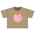 'Eat the Rich' Pink Coquette Cupcake Women's Crop Top Tee