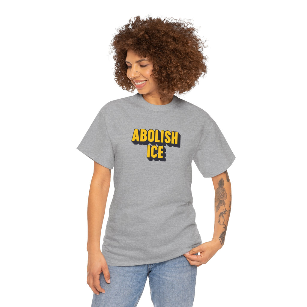 ABOLISH ICE Unisex Heavy Cotton T-shirt