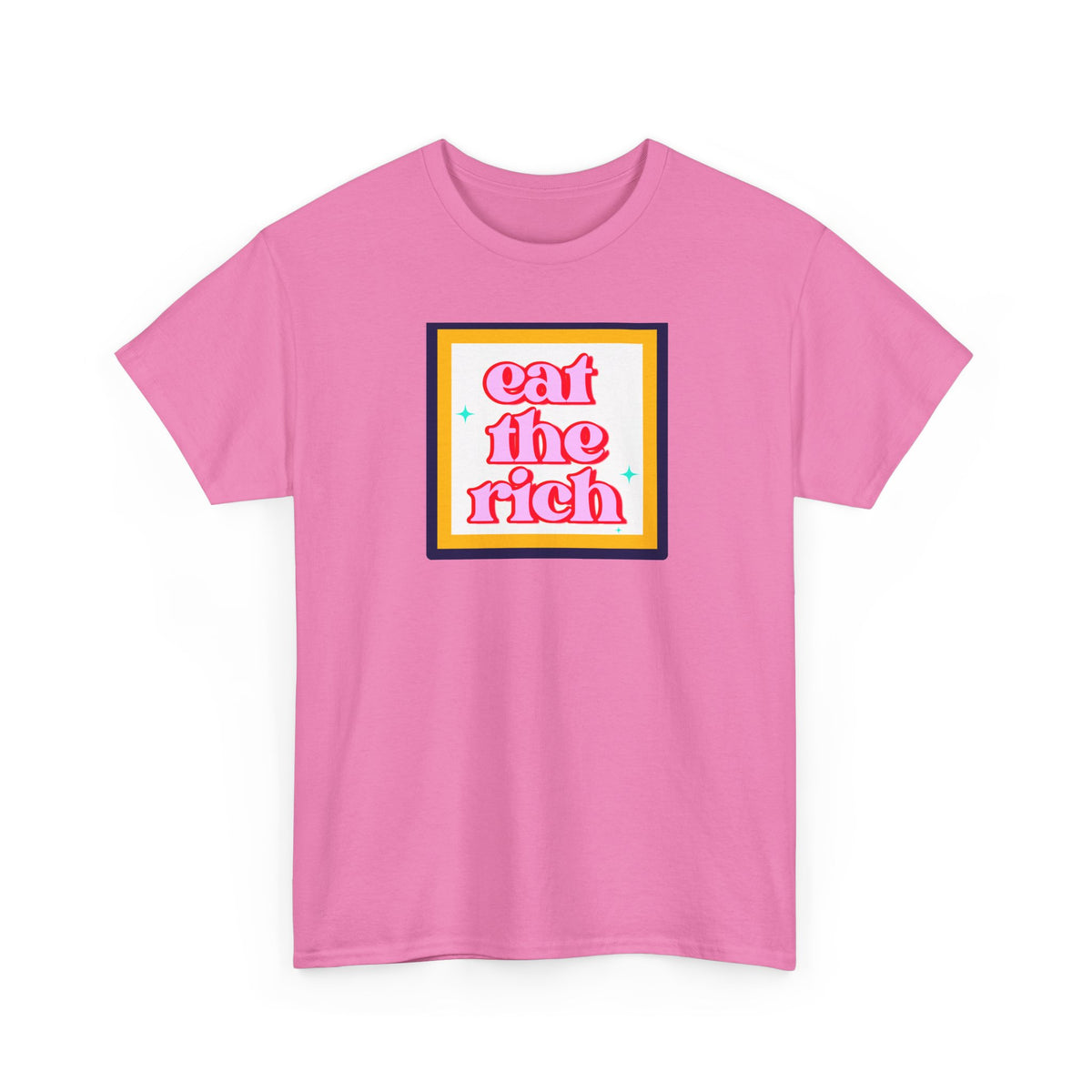 'Eat The Rich' Graphic Unisex Cotton T‑Shirt