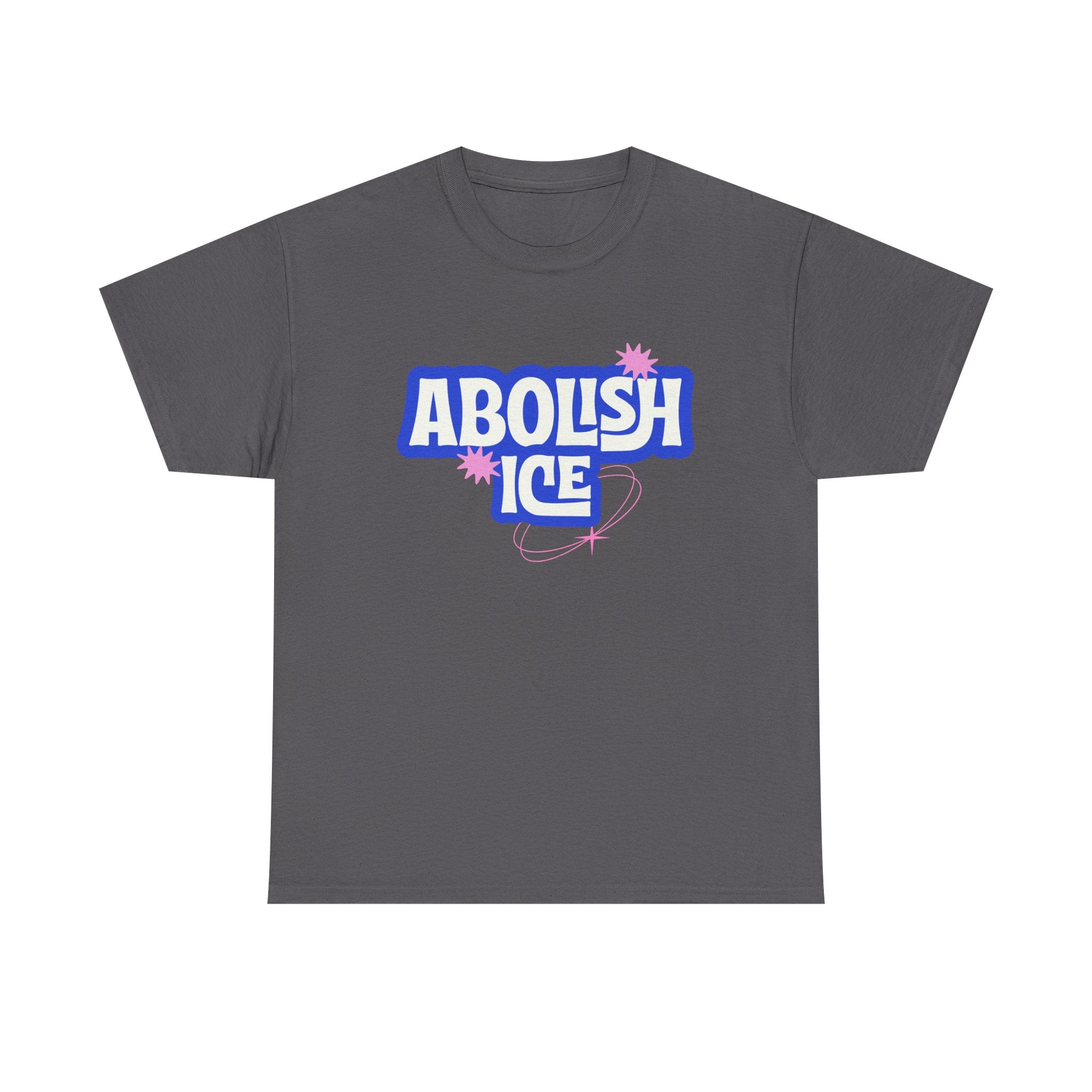'Abolish ICE' Bold Political Graphic Unisex Cotton T-Shirt