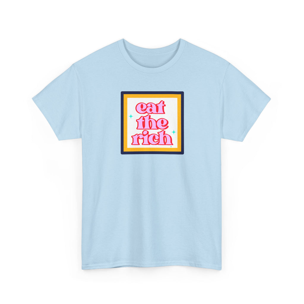 'Eat The Rich' Graphic Unisex Cotton T‑Shirt