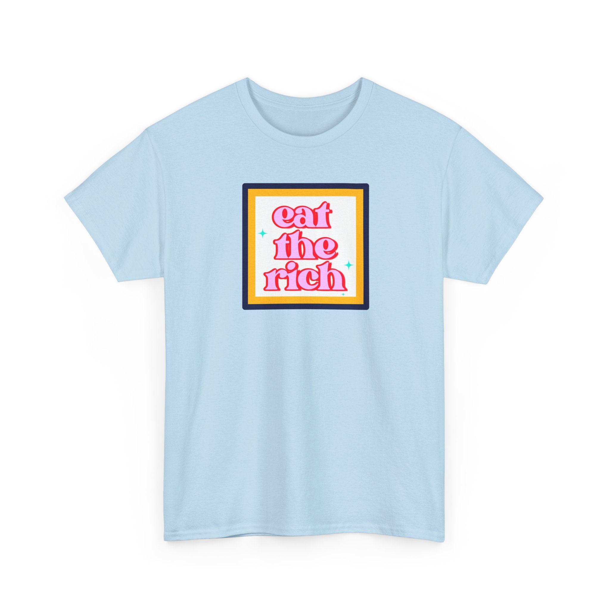 'Eat The Rich' Graphic Unisex Cotton T‑Shirt