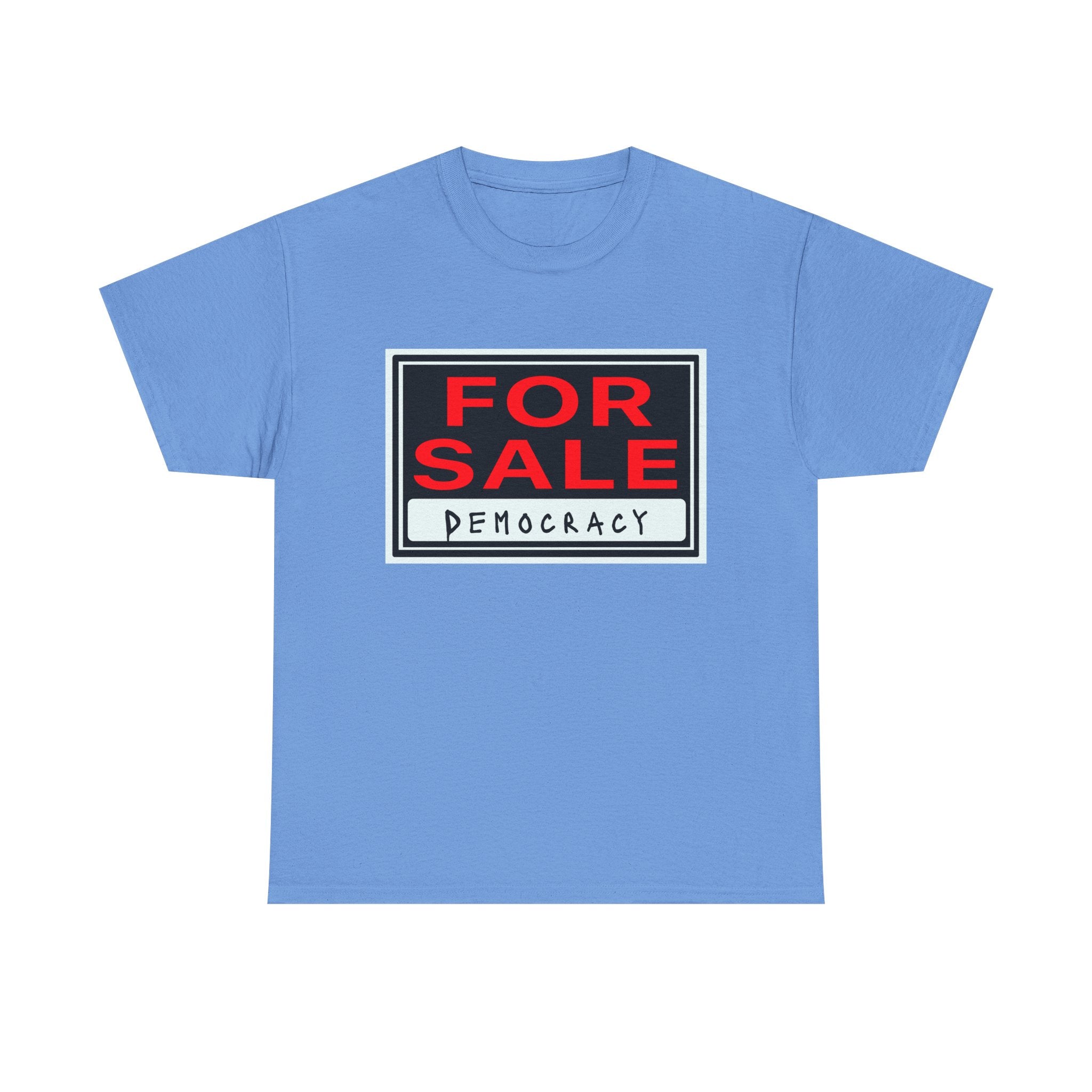Democracy For Sale Graphic Tee — Funny Political Statement T-Shirt