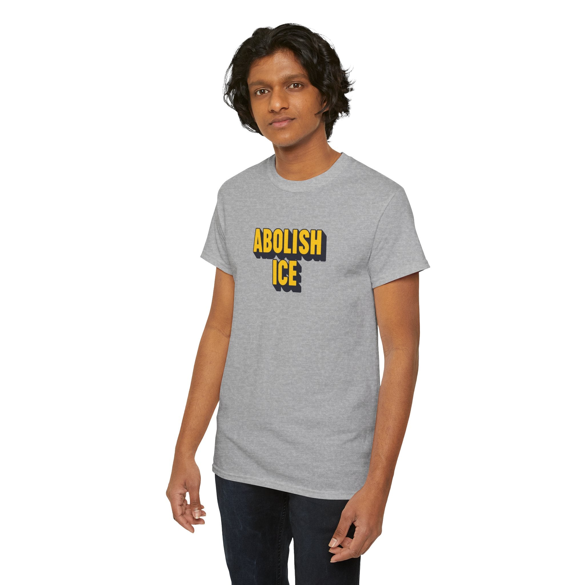 ABOLISH ICE Unisex Heavy Cotton T-shirt