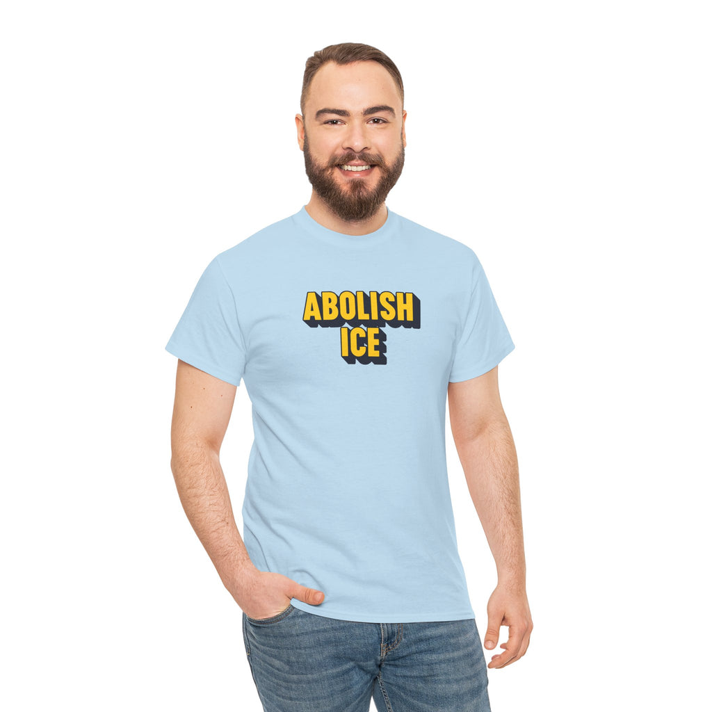 ABOLISH ICE Unisex Heavy Cotton T-shirt