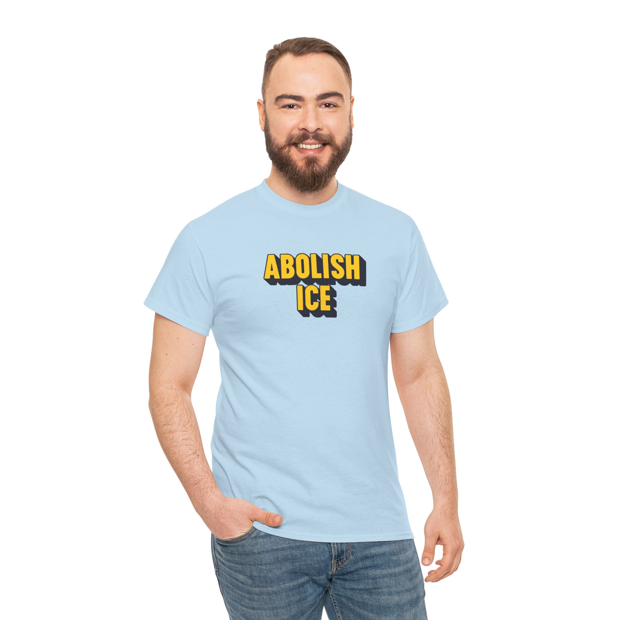 ABOLISH ICE Unisex Heavy Cotton T-shirt