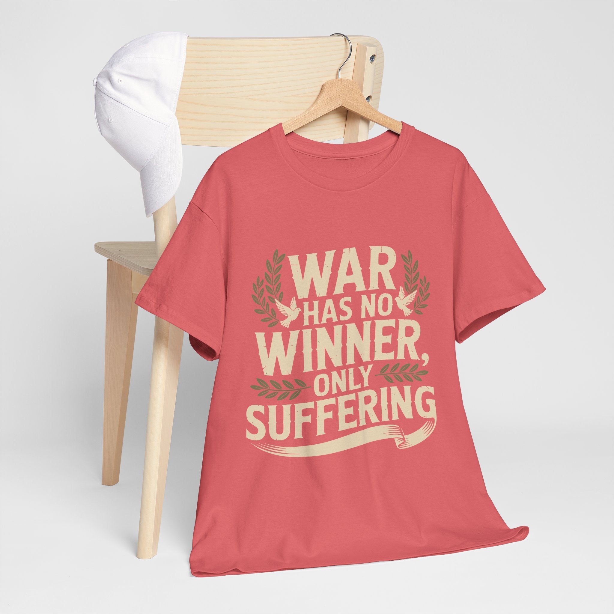 Anti-War Tee — "War Has No Winner, Only Suffering" Peace Shirt