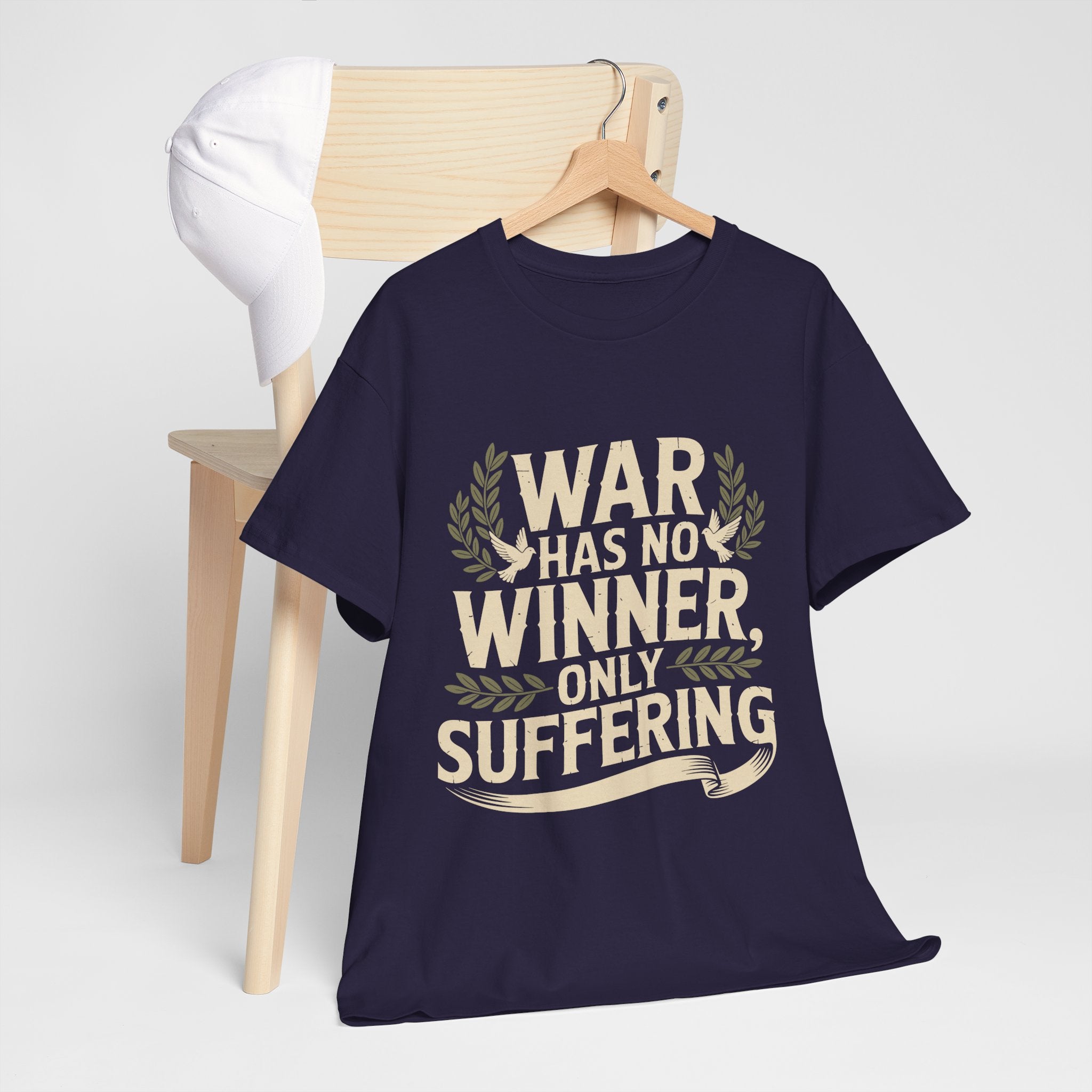 Anti-War Tee — "War Has No Winner, Only Suffering" Peace Shirt