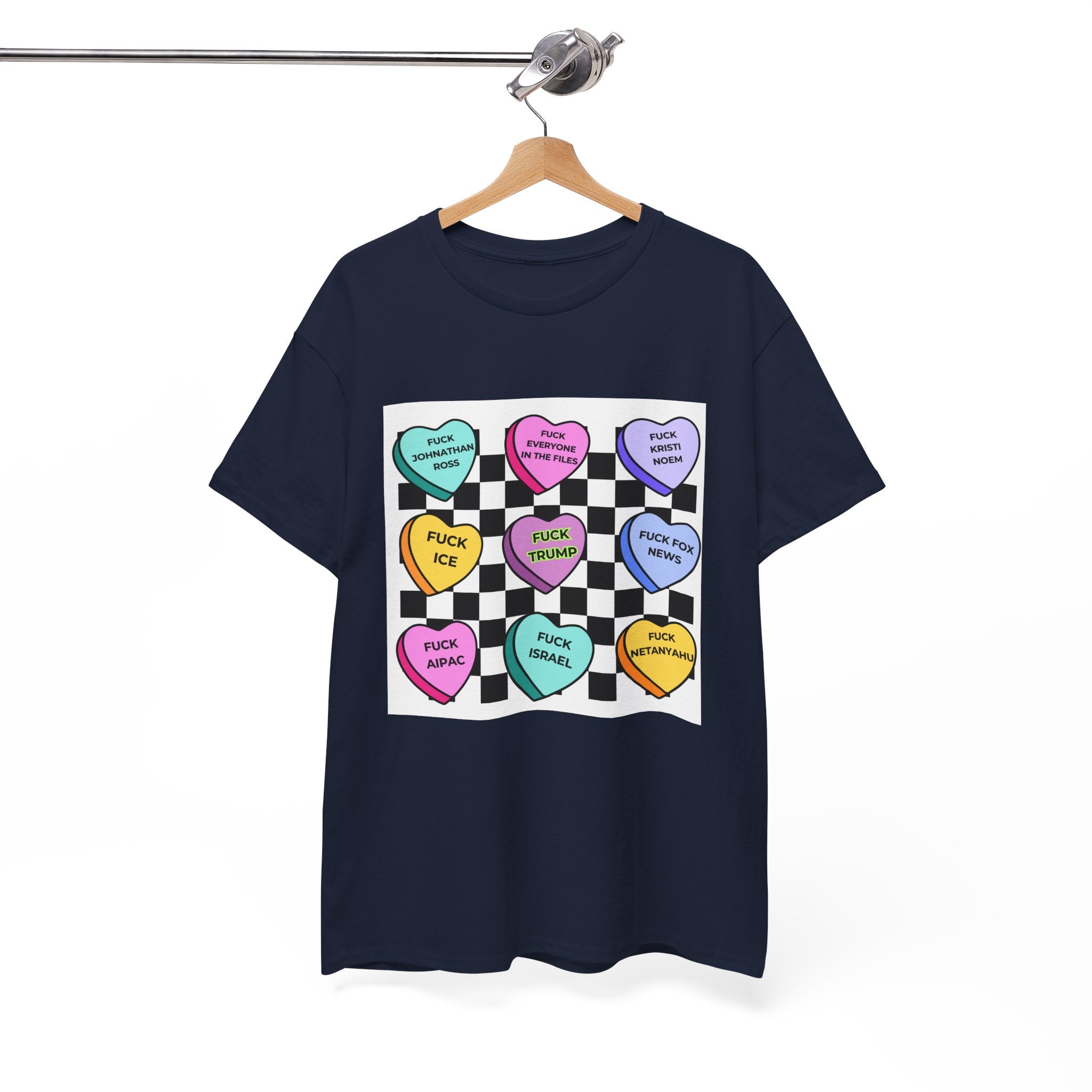 Political Conversation Hearts T-Shirt Social Justice Candy Heart Tee