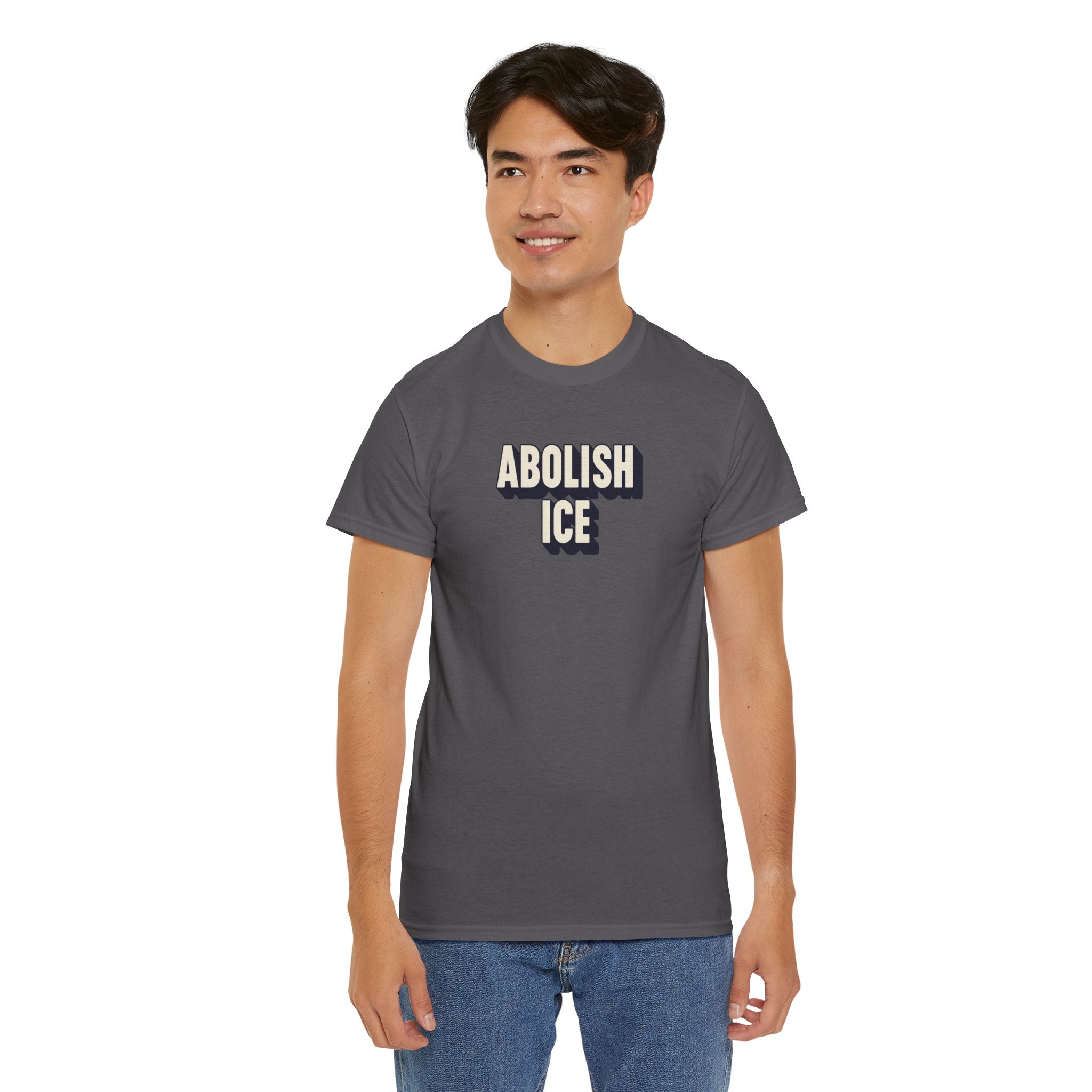 ABOLISH ICE Unisex Heavy Cotton T-shirt