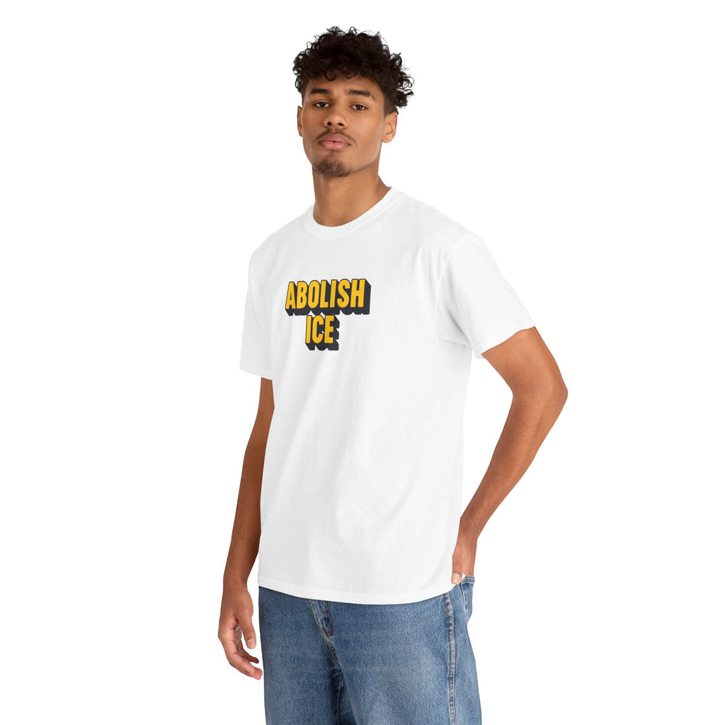 ABOLISH ICE Unisex Heavy Cotton T-shirt