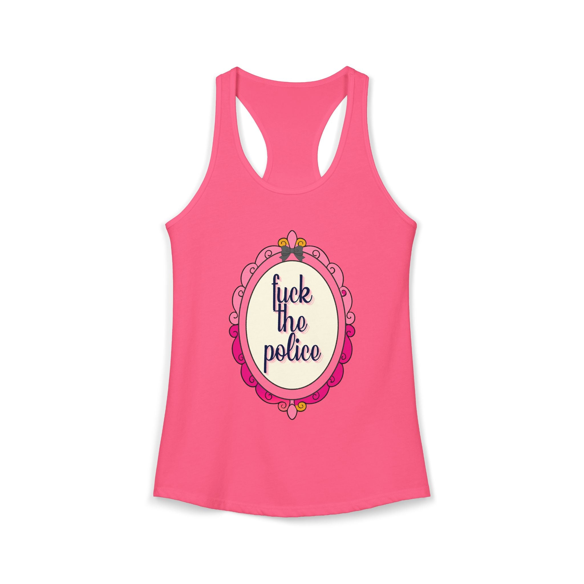 Princess Coquette 'Fuck the Police' Racerback Tank