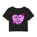 Bitches Are People Too Retro Heart Pink Women's Baby Tee
