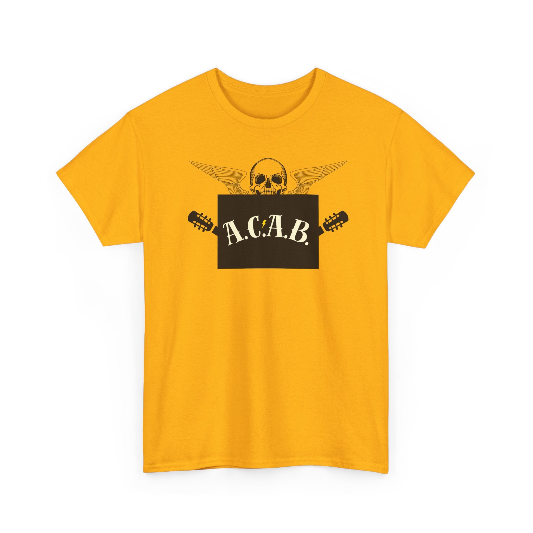 ACAB Skull Punk Protest Graphic Unisex Cotton T-Shirt
