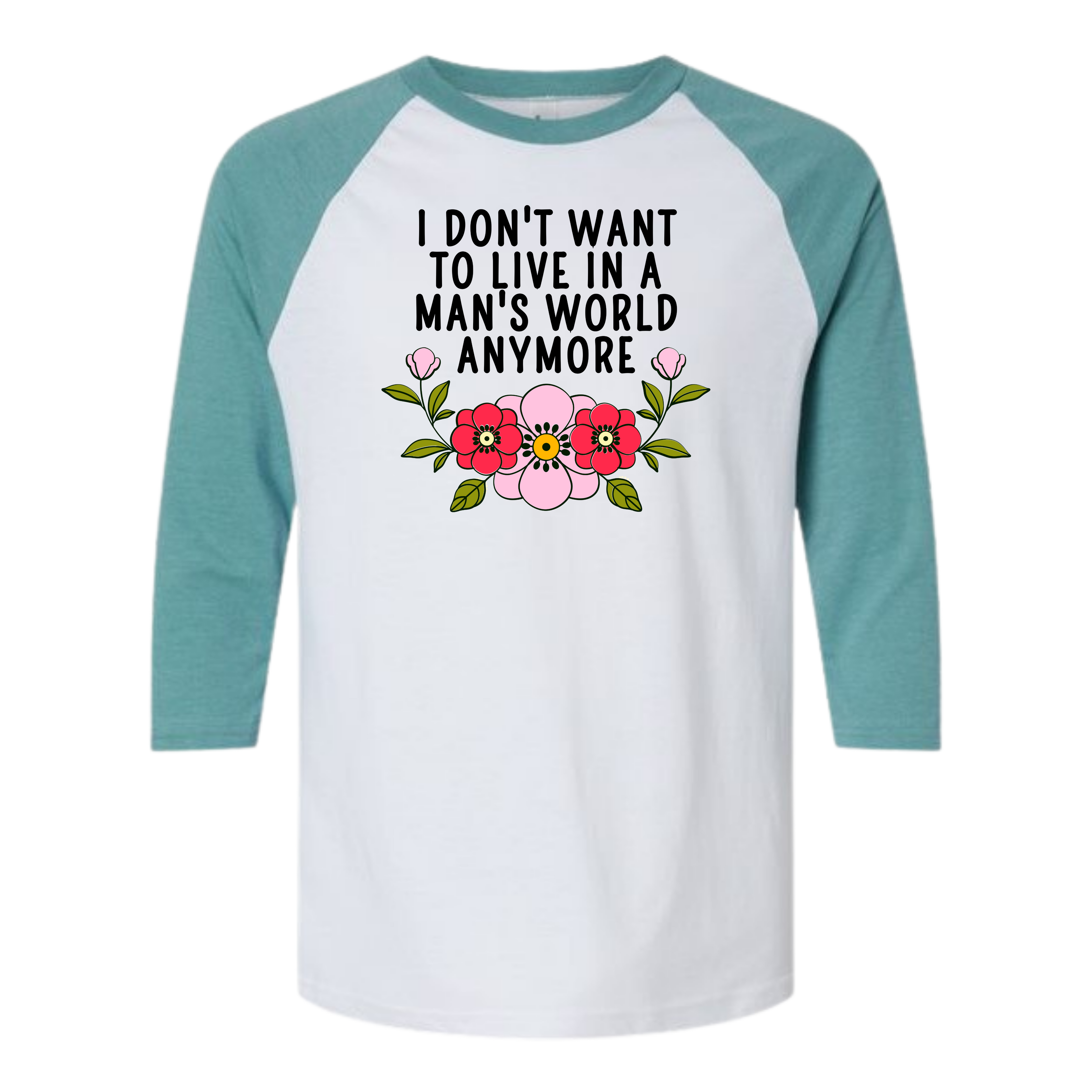 'I Don't Want To Live in a Man's World Anymore' Women's Graphic Tank Top