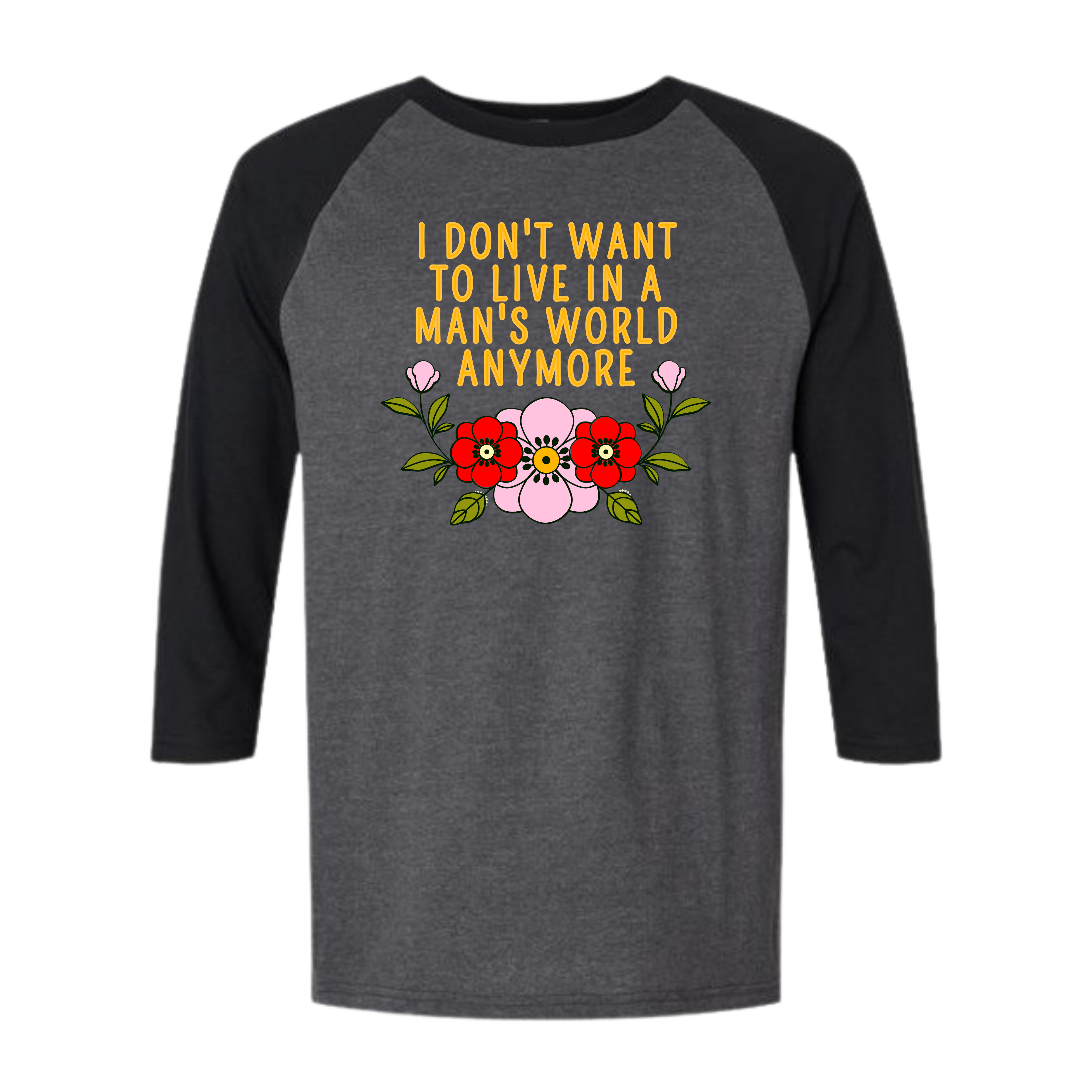 'I Don't Want To Live in a Man's World Anymore' Women's Graphic Tank Top