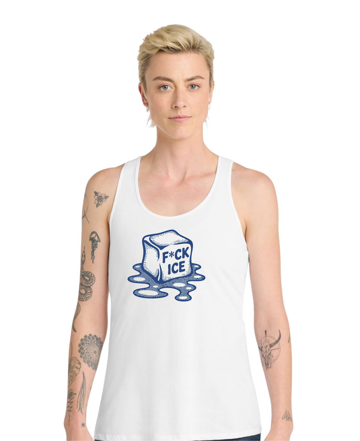 'Abolish ICE' Solidarity Statement Tank Top