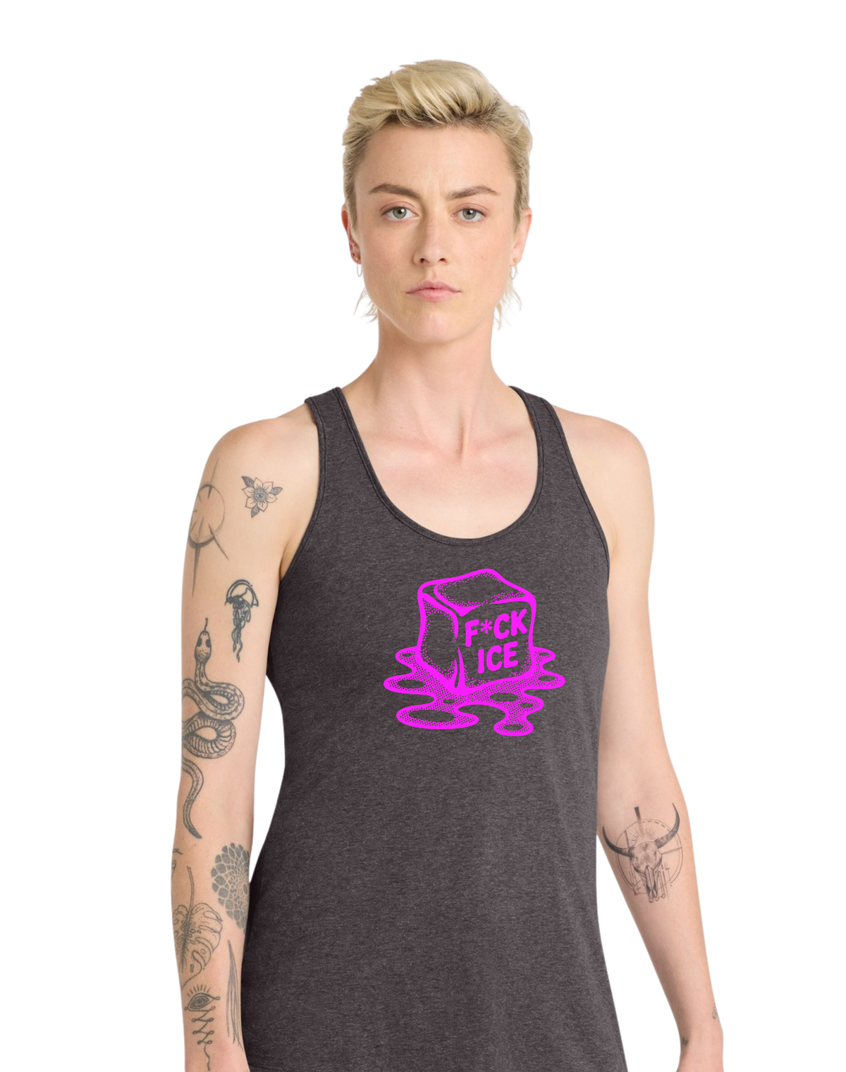 'Abolish ICE' Solidarity Statement Tank Top