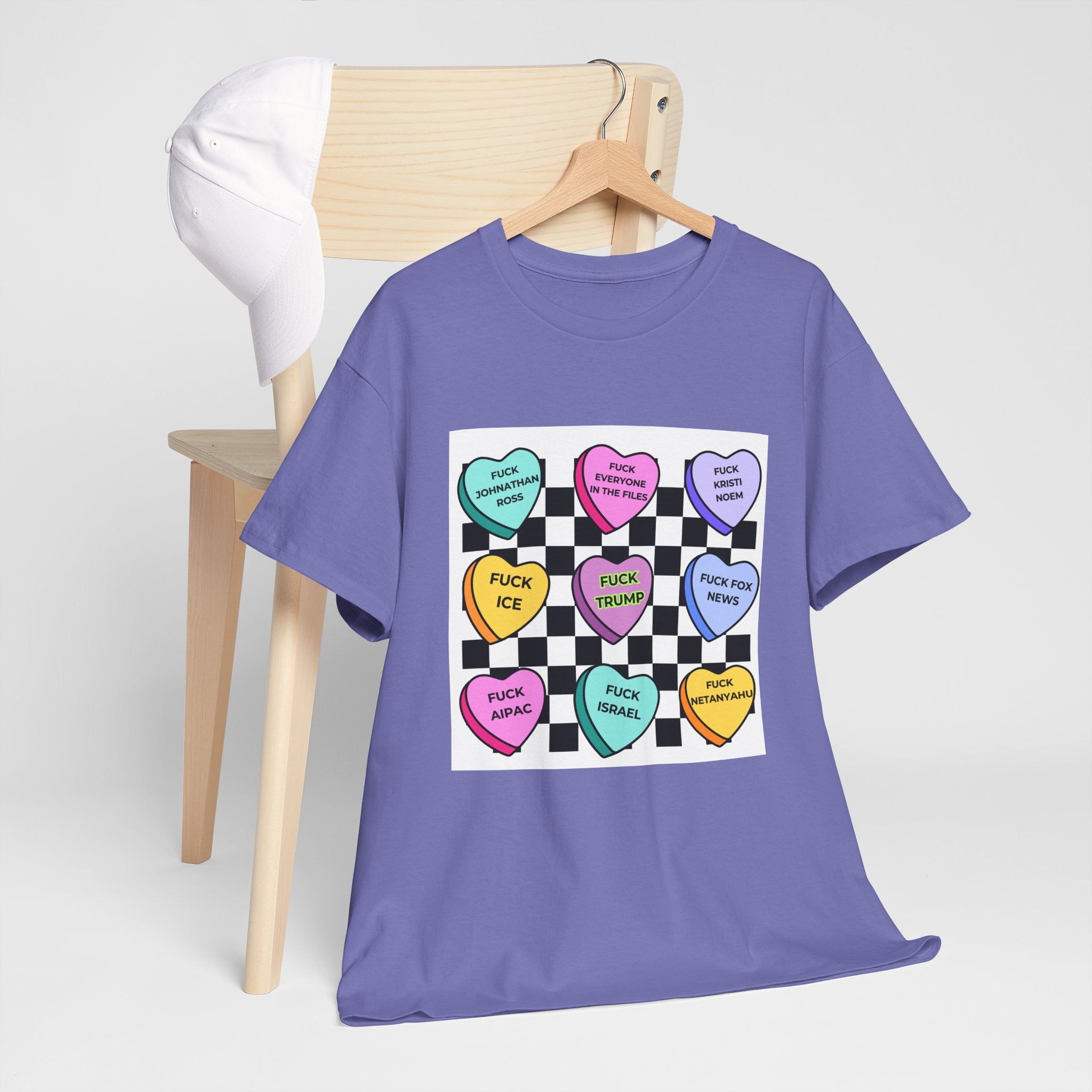 Political Conversation Hearts T-Shirt Social Justice Candy Heart Tee