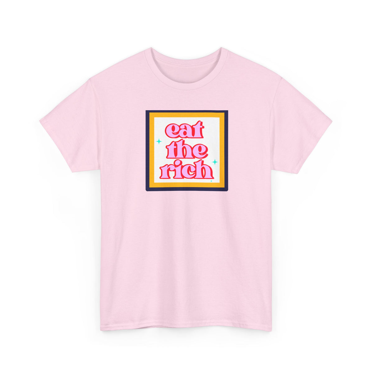 'Eat The Rich' Graphic Unisex Cotton T‑Shirt