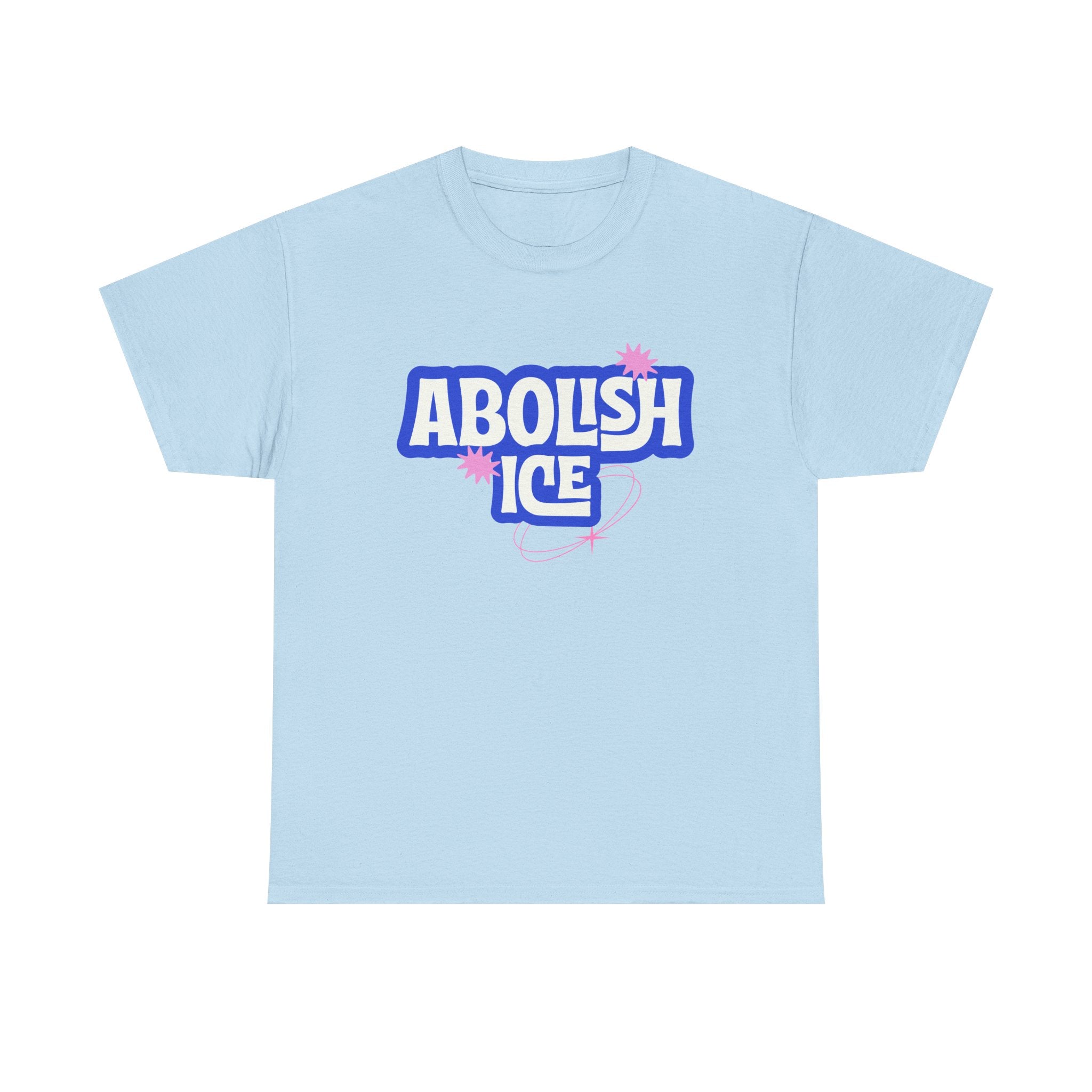 'Abolish ICE' Bold Political Graphic Unisex Cotton T-Shirt