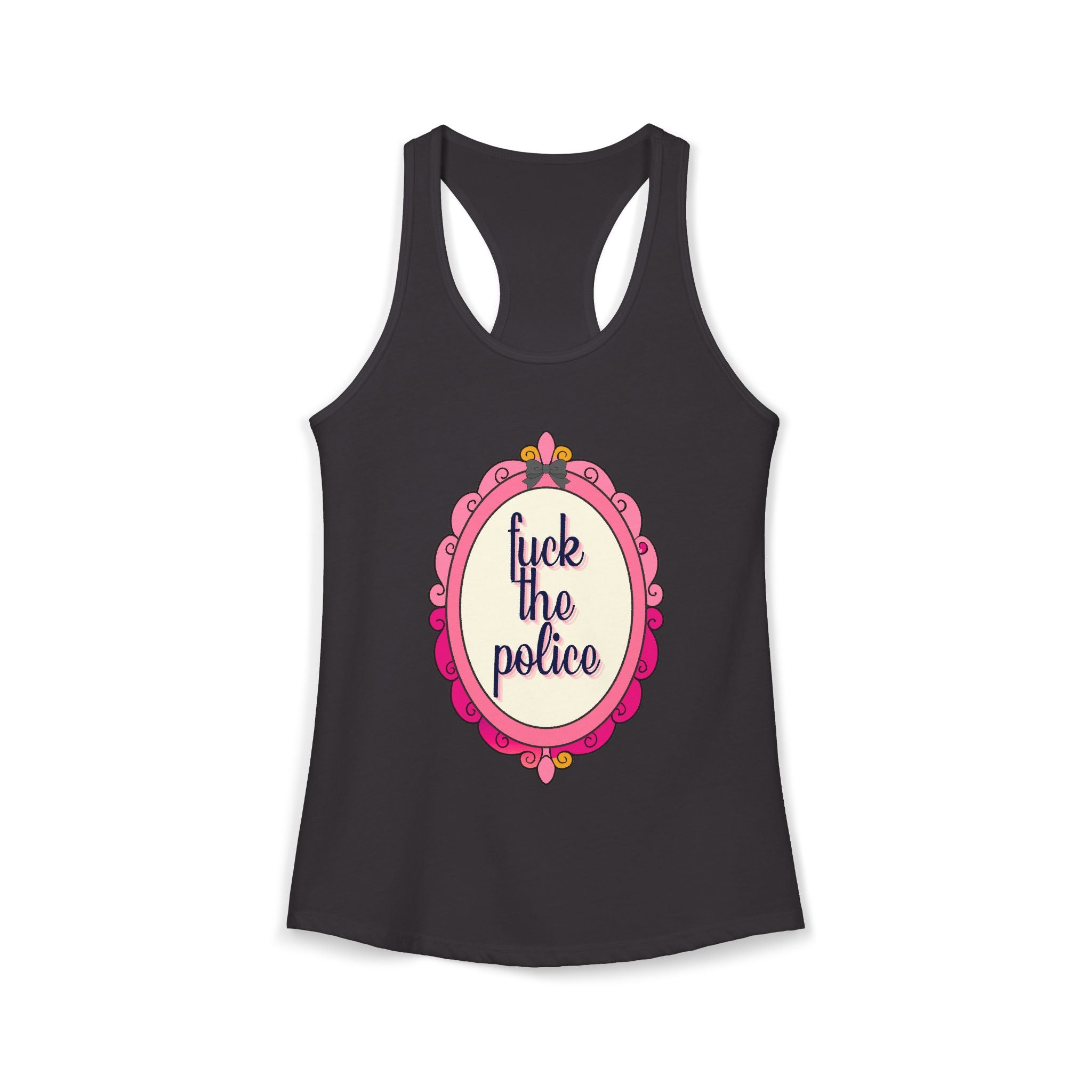 Princess Coquette 'Fuck the Police' Racerback Tank