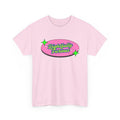 Rightfully Furious Retro Pink & Neon Graphic T-Shirt — "