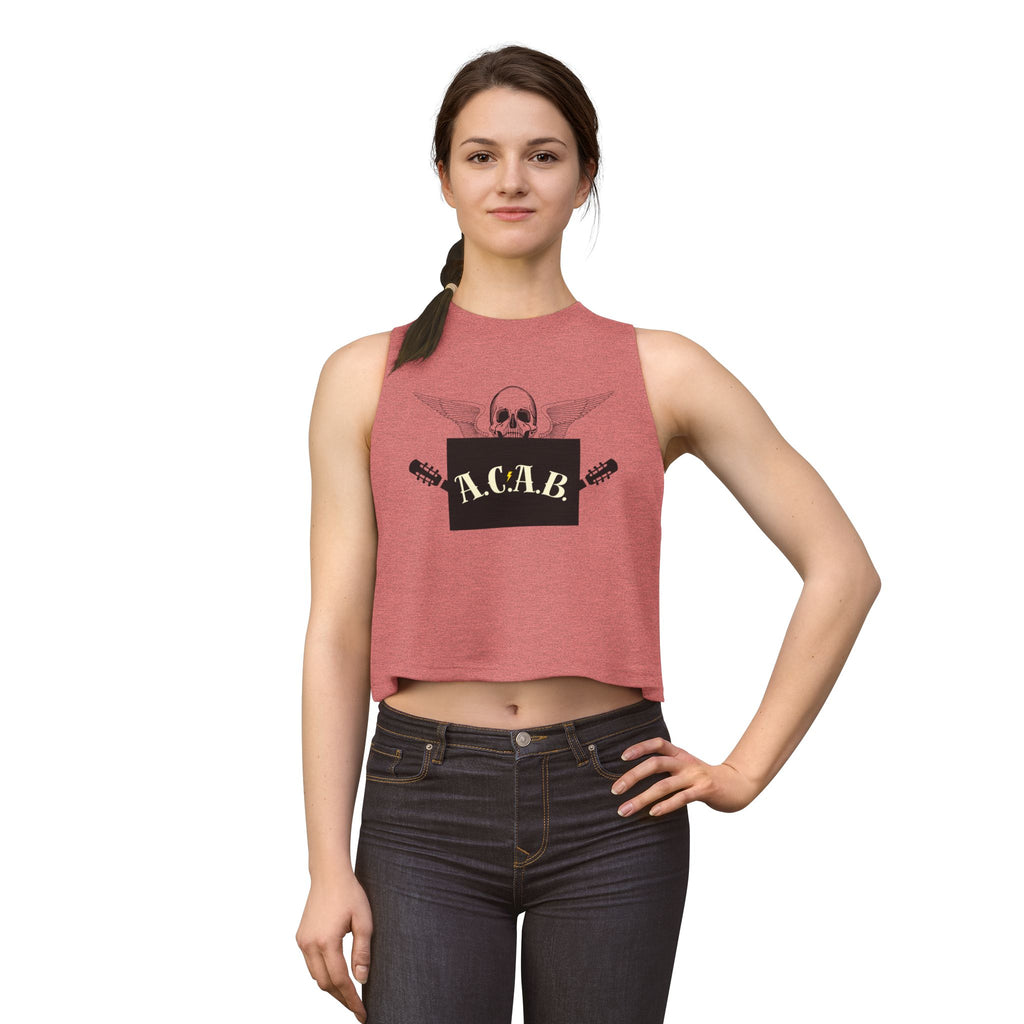 'ACAB" Women's Punk Rock Crop Top