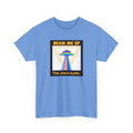 'Beam Me Up' Funny UFO Unisex Cotton T-Shirt