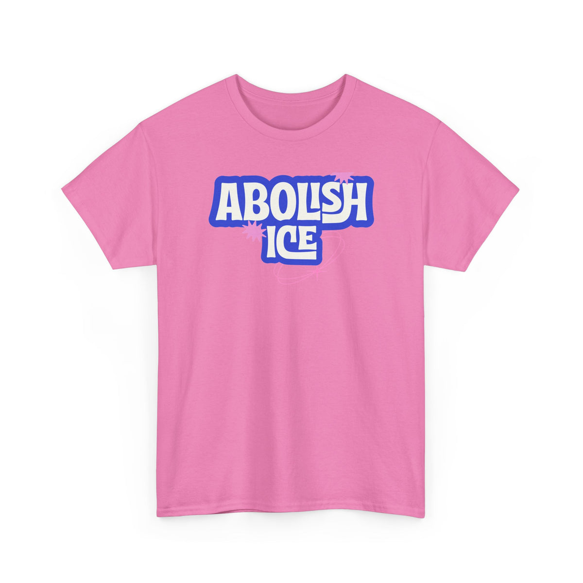 'Abolish ICE' Bold Political Graphic Unisex Cotton T-Shirt