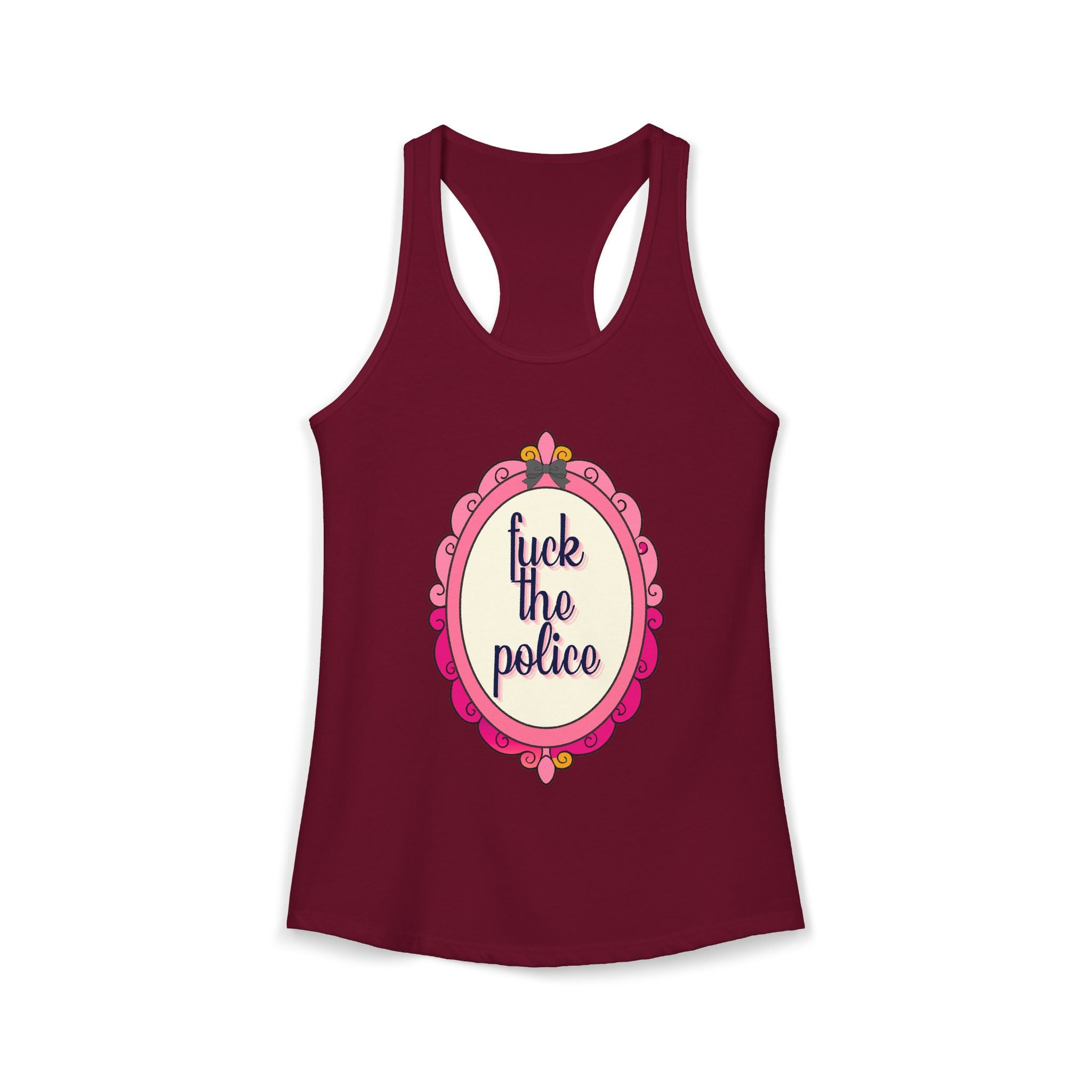 Princess Coquette 'Fuck the Police' Racerback Tank