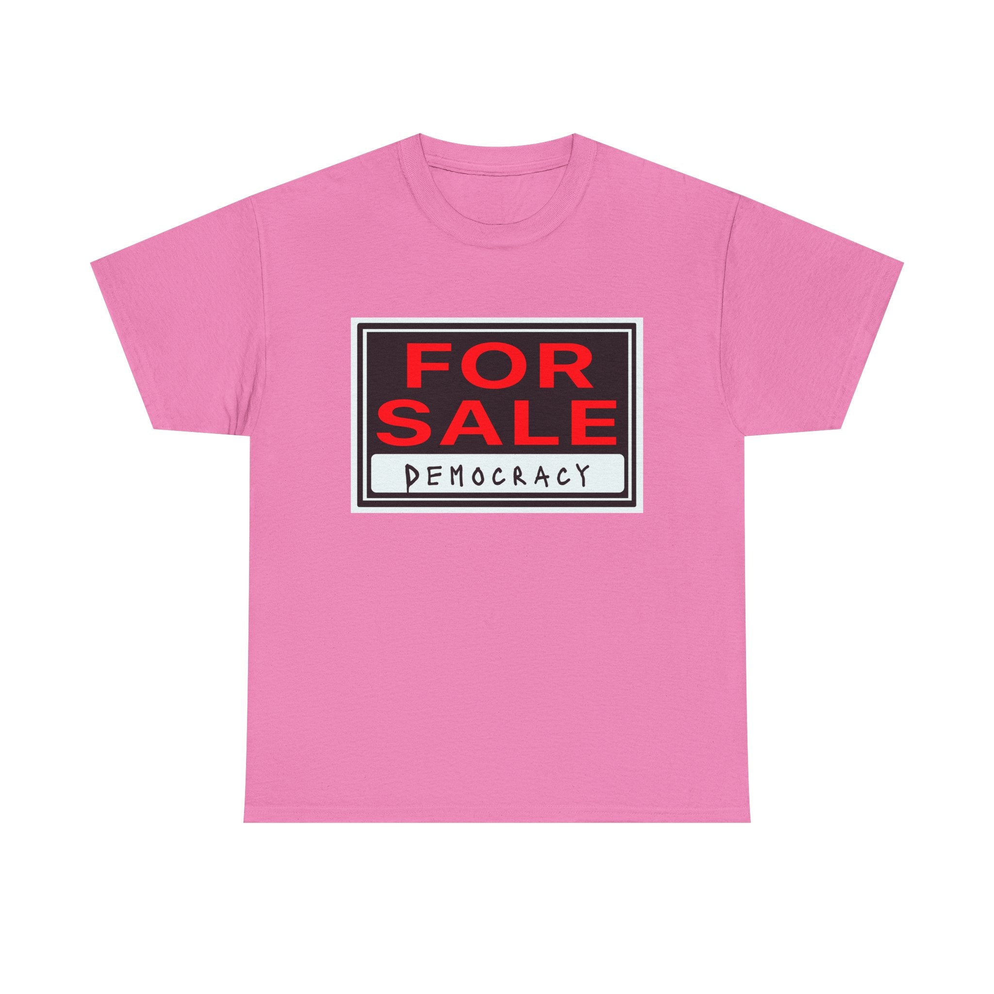 Democracy For Sale Graphic Tee — Funny Political Statement T-Shirt