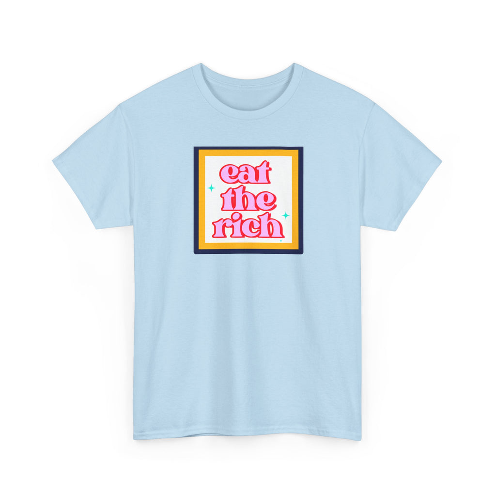 'Eat The Rich' Graphic Unisex Cotton T‑Shirt