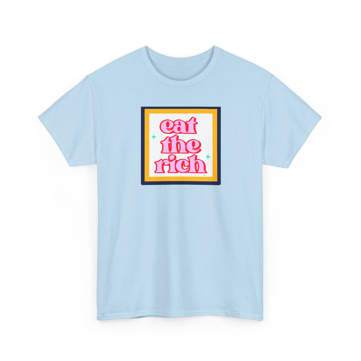 'Eat The Rich' Graphic Unisex Cotton T‑Shirt