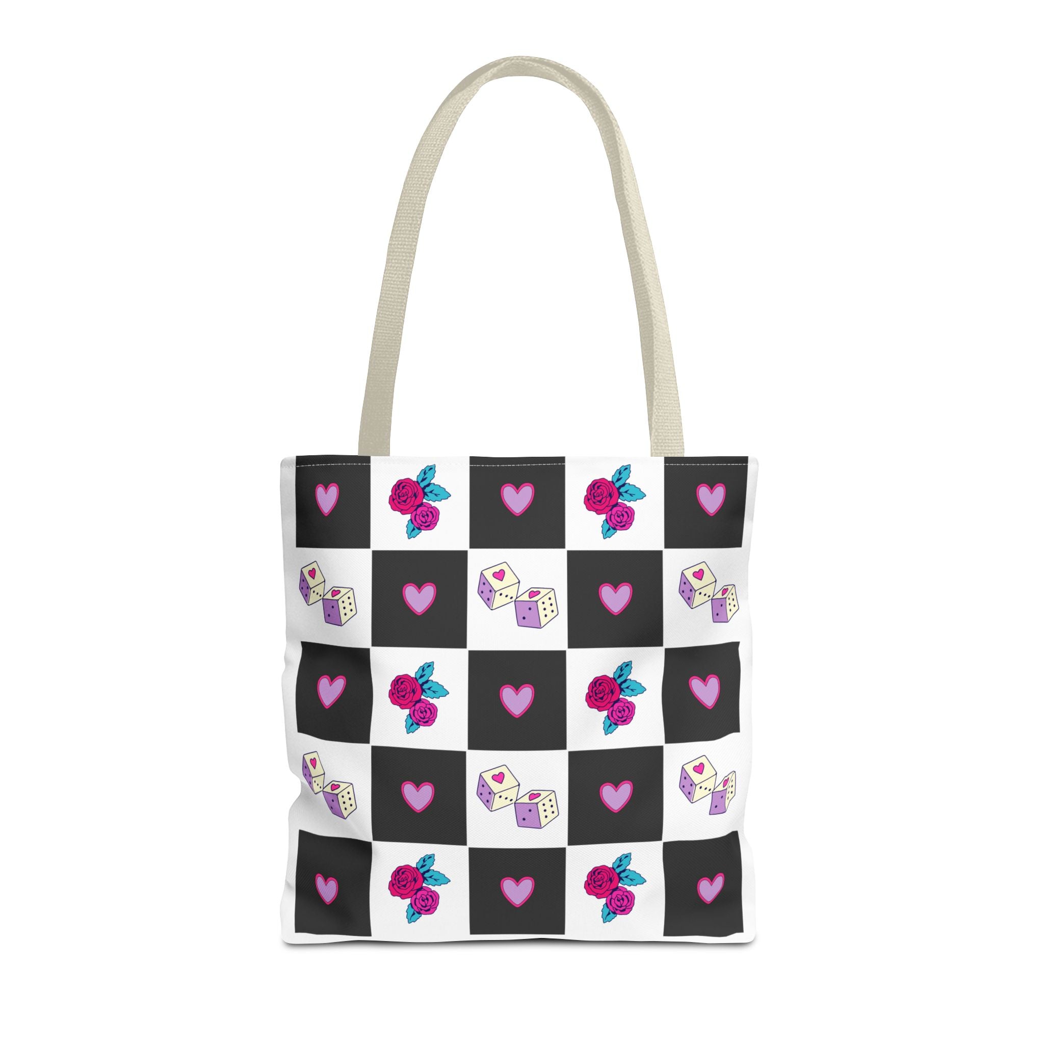 Femme Punk Checkerboard Love Tote Bag
