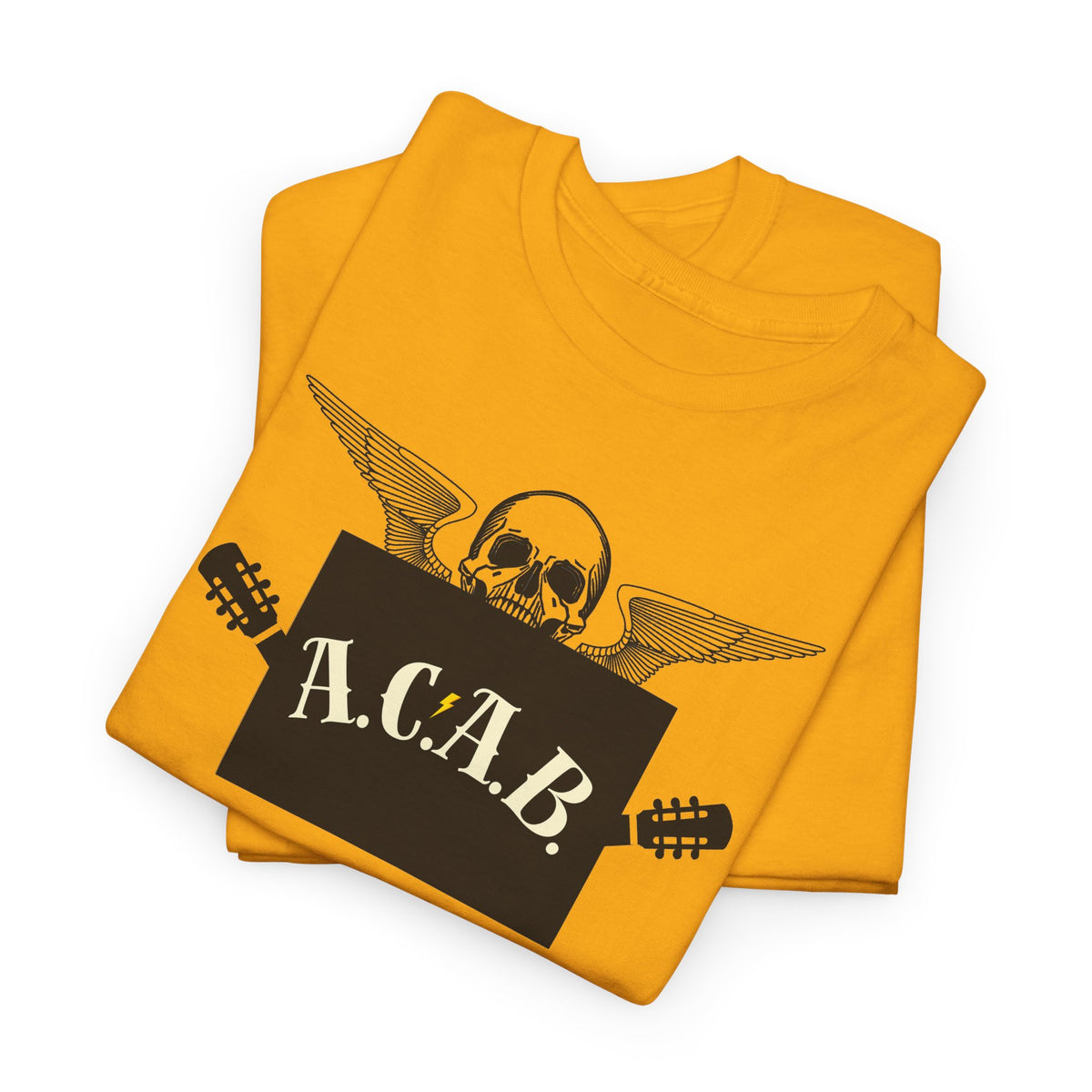 ACAB Skull Punk Protest Graphic Unisex Cotton T-Shirt