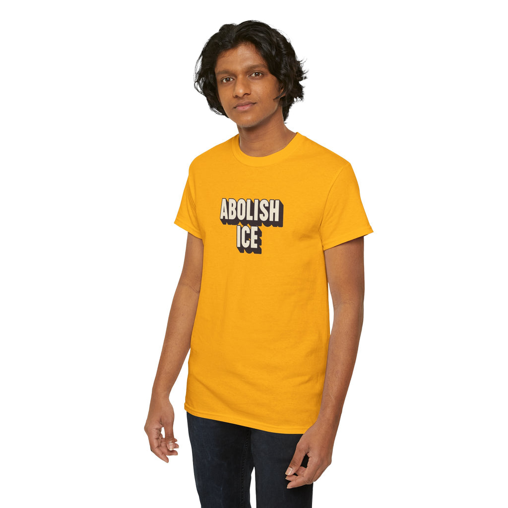 ABOLISH ICE Unisex Heavy Cotton T-shirt