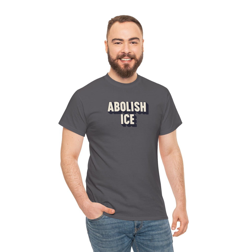 ABOLISH ICE Unisex Heavy Cotton T-shirt