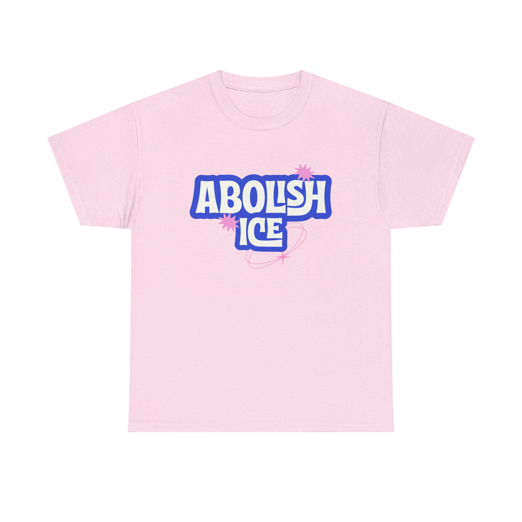 'Abolish ICE' Bold Political Graphic Unisex Cotton T-Shirt